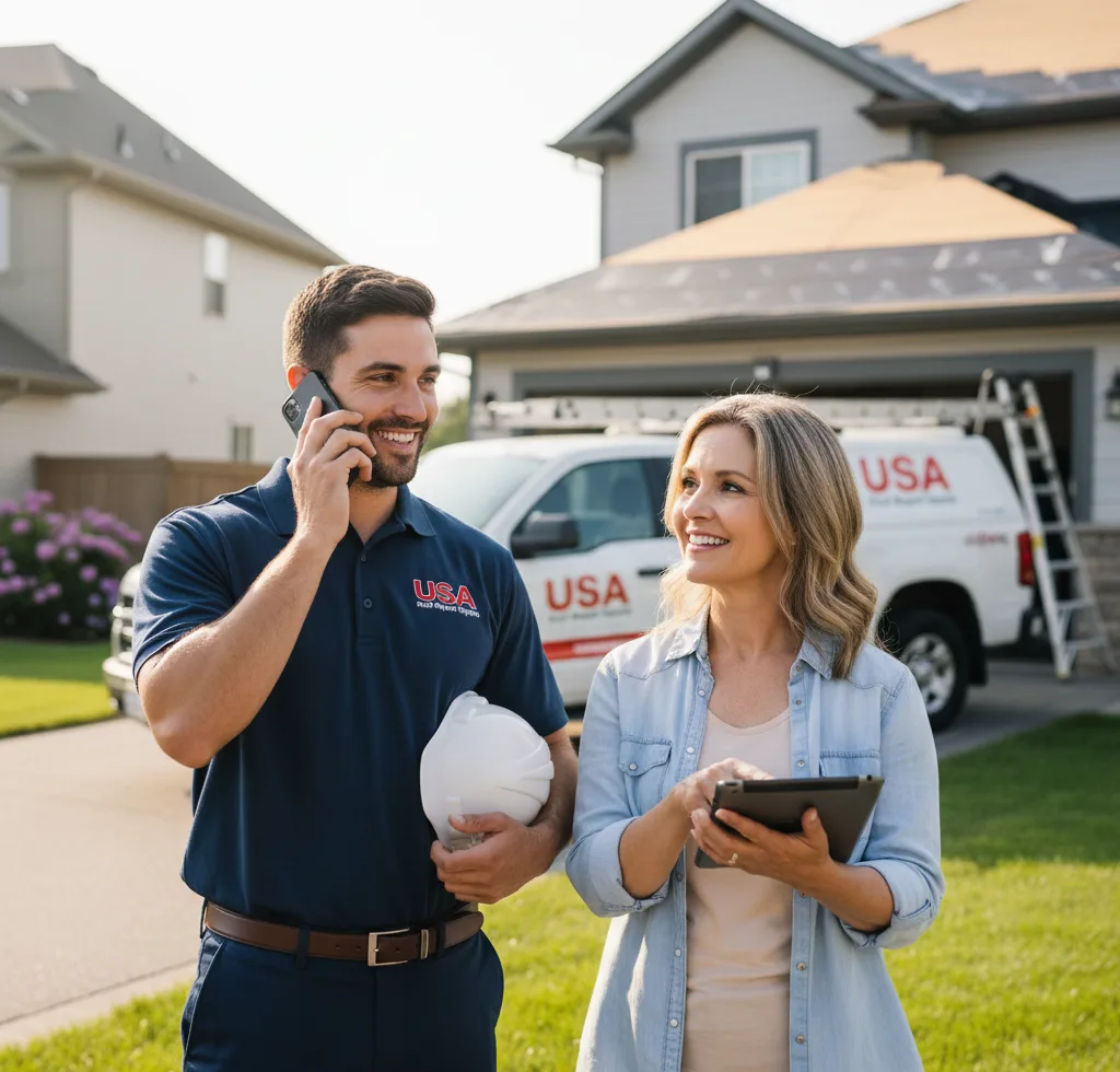 USA Roof Repair Experts customer support in Snowflake